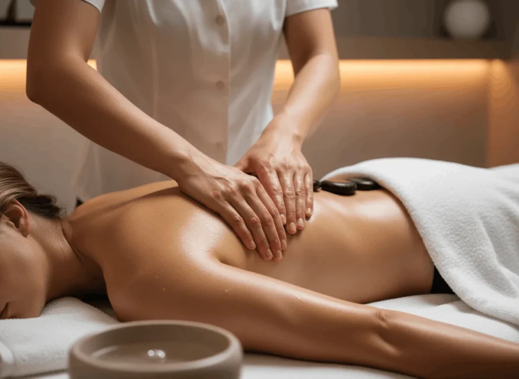 Ein Foto einer Massage in Bad Homburg